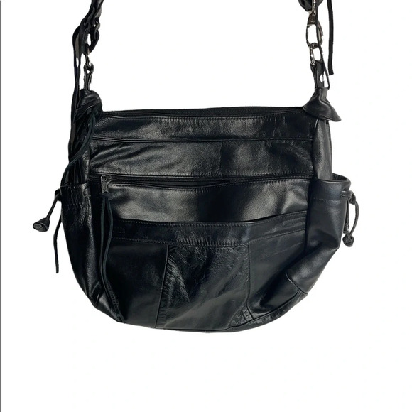 Large leather shoulder Bag - Picture 4 of 7